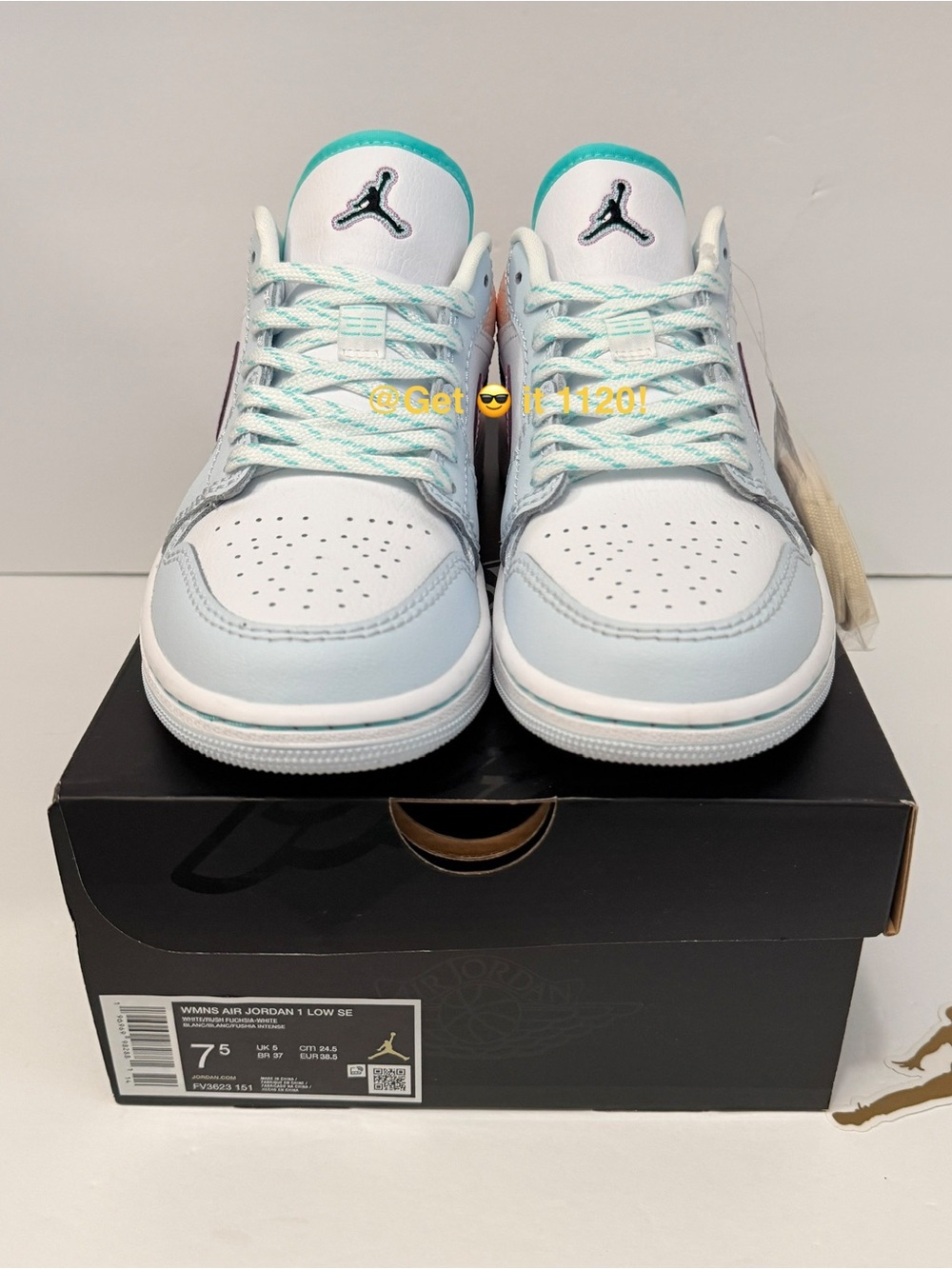 Air Jordan 1 Low (Multi-Color Sashiko) Women’s Shoes FV3623-151 Size 7.5 - Picture 6 of 15